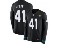 #41 Limited Josh Allen Black Football Youth Jersey Jacksonville Jaguars Therma Long Sleeve