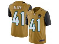 #41 Limited Josh Allen Gold Football Youth Jersey Jacksonville Jaguars Rush Vapor Untouchable