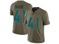 #41 Limited Josh Allen Olive Football Youth Jersey Jacksonville Jaguars 2017 Salute to Service