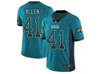 #41 Limited Josh Allen Teal Green Football Youth Jersey Jacksonville Jaguars Rush Drift Fashion