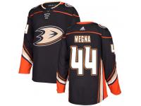 #44 Adidas Authentic Jaycob Megna Youth Black NHL Jersey - Home Anaheim Ducks