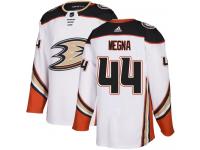 #44 Adidas Authentic Jaycob Megna Youth White NHL Jersey - Away Anaheim Ducks