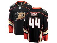 #44 Breakaway Jaycob Megna Youth Black NHL Jersey - Home Anaheim Ducks