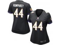 #44 Game Marlon Humphrey Black Football Alternate Women's Jersey Baltimore Ravens