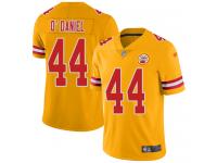 #44 Limited Dorian O'Daniel Gold Football Youth Jersey Kansas City Chiefs Inverted Legend Vapor Rush