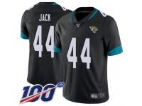 #44 Limited Myles Jack Black Football Home Youth Jersey Jacksonville Jaguars Vapor Untouchable 100th Season