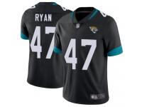 #47 Limited Jake Ryan Black Football Home Youth Jersey Jacksonville Jaguars Vapor Untouchable