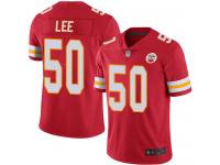 #50 Limited Darron Lee Red Football Home Men's Jersey Kansas City Chiefs Vapor Untouchable