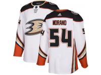 #54 Adidas Authentic Antoine Morand Youth White NHL Jersey - Away Anaheim Ducks