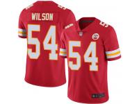 #54 Limited Damien Wilson Red Football Home Youth Jersey Kansas City Chiefs Vapor Untouchable