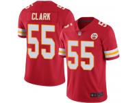 #55 Limited Frank Clark Red Football Home Youth Jersey Kansas City Chiefs Vapor Untouchable