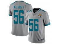 #56 Limited Quincy Williams II Silver Football Youth Jersey Jacksonville Jaguars Inverted Legend