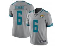 #6 Limited Cody Kessler Silver Football Youth Jersey Jacksonville Jaguars Inverted Legend