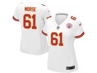 #61 Mitch Morse Kansas City Chiefs Road Jersey _ Nike Women's White NFL Game