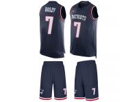 #7 Limited Jake Bailey Navy Blue Football Men's Jersey New England Patriots Tank Top Suit