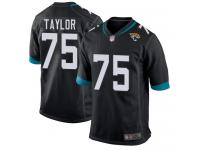 #75 Game Jawaan Taylor Black Football Home Youth Jersey Jacksonville Jaguars