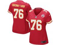 #76 Laurent Duvernay-Tardif Kansas City Chiefs Home Jersey _ Nike Women's Red NFL Game