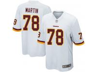 #78 Game Wes Martin White Football Road Men's Jersey Washington Redskins