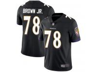 #78 Limited Orlando Brown Jr. Black Football Alternate Men's Jersey Baltimore Ravens Vapor Untouchable