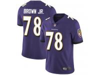 #78 Limited Orlando Brown Jr. Purple Football Home Youth Jersey Baltimore Ravens Vapor Untouchable