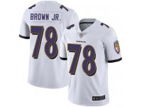 #78 Limited Orlando Brown Jr. White Football Road Youth Jersey Baltimore Ravens Vapor Untouchable