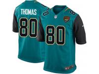 #80 Julius Thomas Jacksonville Jaguars Home Jersey _ Nike Youth Teal Green NFL Game