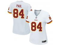 #84 Niles Paul Washington Redskins Road Jersey _ Nike Women's White NFL Game