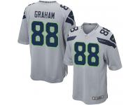 #88 Jimmy Graham Seattle Seahawks Alternate Jersey _ Nike Youth Grey NFL Game