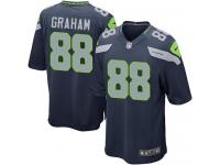 #88 Jimmy Graham Seattle Seahawks Home Jersey _ Nike Youth Navy Blue NFL Game