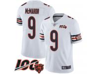 #9 Limited Jim McMahon White Football Road Youth Jersey Chicago Bears Vapor Untouchable 100th Season