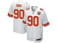 #90 Game Emmanuel Ogbah White Football Road Men's Jersey Kansas City Chiefs