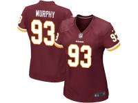 #93 Trent Murphy Washington Redskins Home Jersey _ Nike Women's Burgundy Red NFL Game