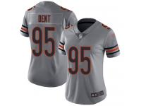 #95 Limited Richard Dent Silver Football Women's Jersey Chicago Bears Inverted Legend Vapor Rush