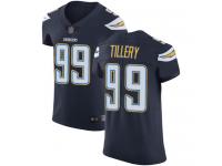 #99 Elite Jerry Tillery Navy Blue Football Home Men's Jersey Los Angeles Chargers Vapor Untouchable