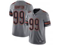 #99 Limited Dan Hampton Silver Football Men's Jersey Chicago Bears Inverted Legend Vapor Rush
