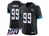 #99 Limited Marcell Dareus Black Football Home Youth Jersey Jacksonville Jaguars Vapor Untouchable 100th Season