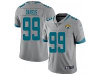 #99 Limited Marcell Dareus Silver Football Youth Jersey Jacksonville Jaguars Inverted Legend