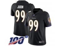 #99 Limited Matt Judon Black Football Alternate Men's Jersey Baltimore Ravens Vapor Untouchable 100th Season