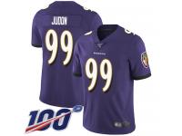 #99 Limited Matt Judon Purple Football Home Youth Jersey Baltimore Ravens Vapor Untouchable 100th Season