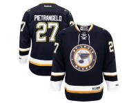 Alex Pietrangelo St. Louis Blues Reebok Alternate Premier Jersey C Navy Blue