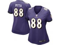 Baltimore Ravens Dennis Pitta Women's Home Jersey - Purple Nike NFL #88 Game