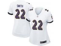 Baltimore Ravens Jimmy Smith Women's Road Jersey - White Nike NFL #22 Game