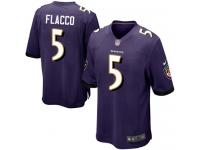 Baltimore Ravens Joe Flacco Youth Home Jersey - Purple Nike NFL #5 Game