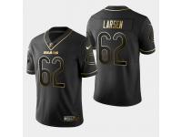 Bears #62 Ted Larsen Men's Black Golden Edition Stitched Jersey