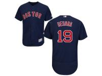 Blue Koji Uehara Men #19 Majestic MLB Boston Red Sox Flexbase Collection Jersey