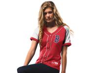 Boston Red Sox Majestic Women's Fashion Replica Jersey - Red