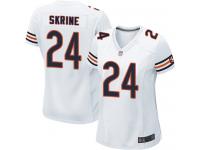 Chicago Bears Buster Skrine Women's Game White Jersey - #24 Football Road