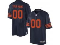 Chicago Bears Customized Men's Alternate Jersey - 1940s Throwback Navy Blue Nike NFL Limited