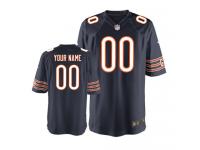 Chicago Bears Customized Youth Home Jersey - Navy Blue Nike NFL Limited