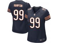 Chicago Bears Dan Hampton Women's Home Jersey - Navy Blue Nike NFL #99 Game